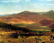 托马斯 沃辛顿 惠特里奇 : The Amphitheatre of Tusculum and Albano Mountains, Rome